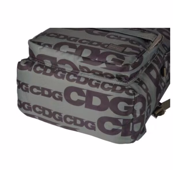 Cdg Grey Nylon Backpack - Image 3