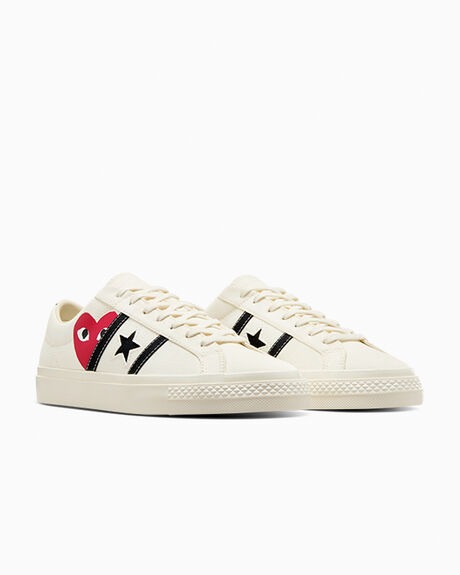 Converse x CDG PLAY One Star Academy Pro (White) - Image 2