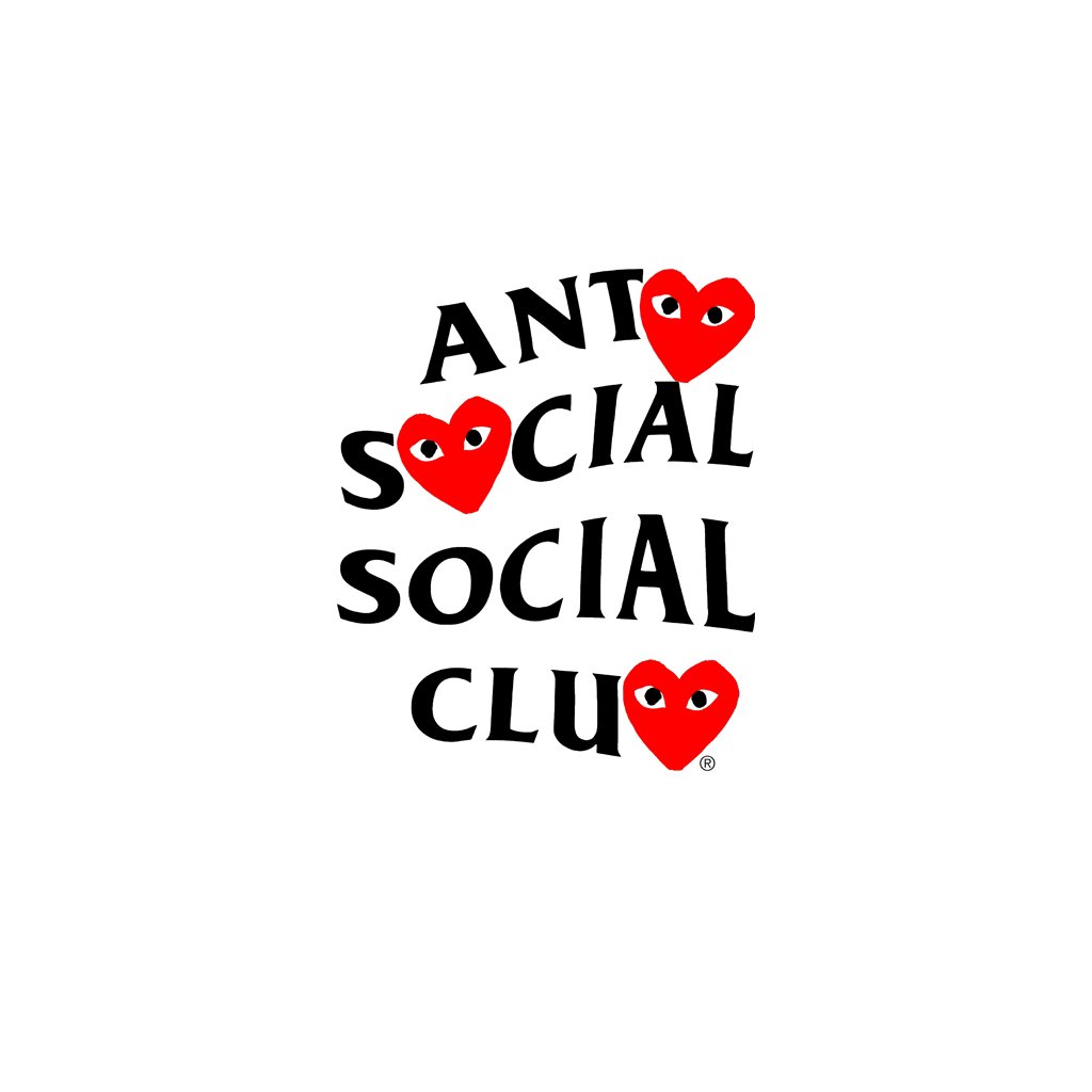 ASSC X COMME des GARCONS White Hoodie - Image 3