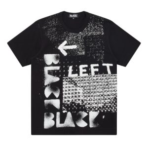 Black Comme Des Garcons Black Left T-shirt