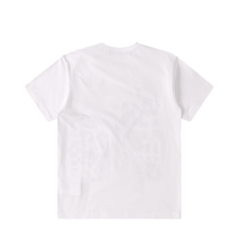 Black Comme Des Garcons Print T-shirt White - Image 2