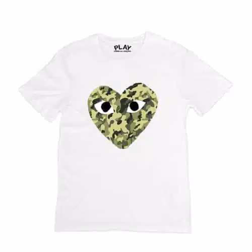 Comme des Garcons Heart Camo Tee - Image 2