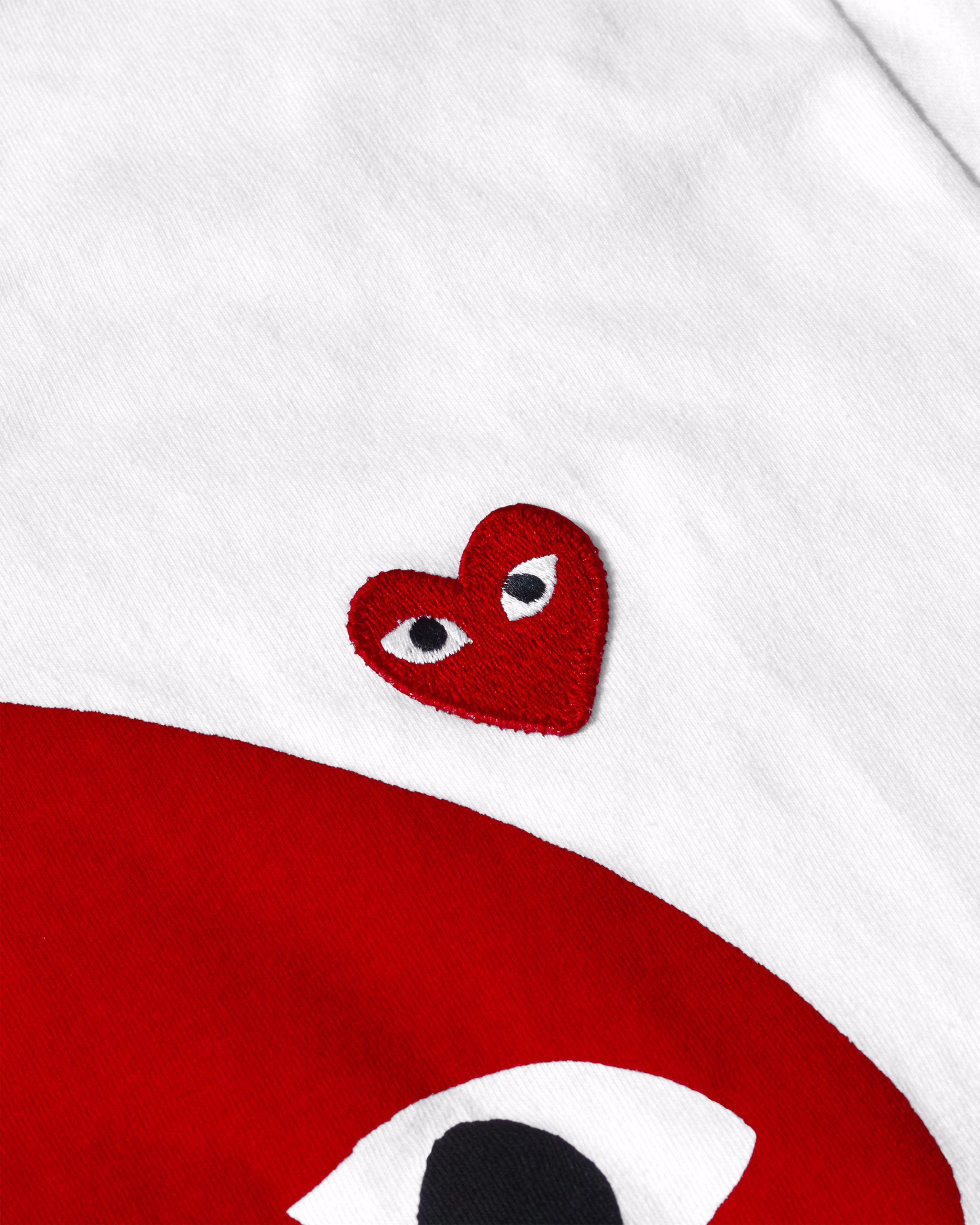 Play Polka Dot Upside Down Heart T-Shirt White - Image 2