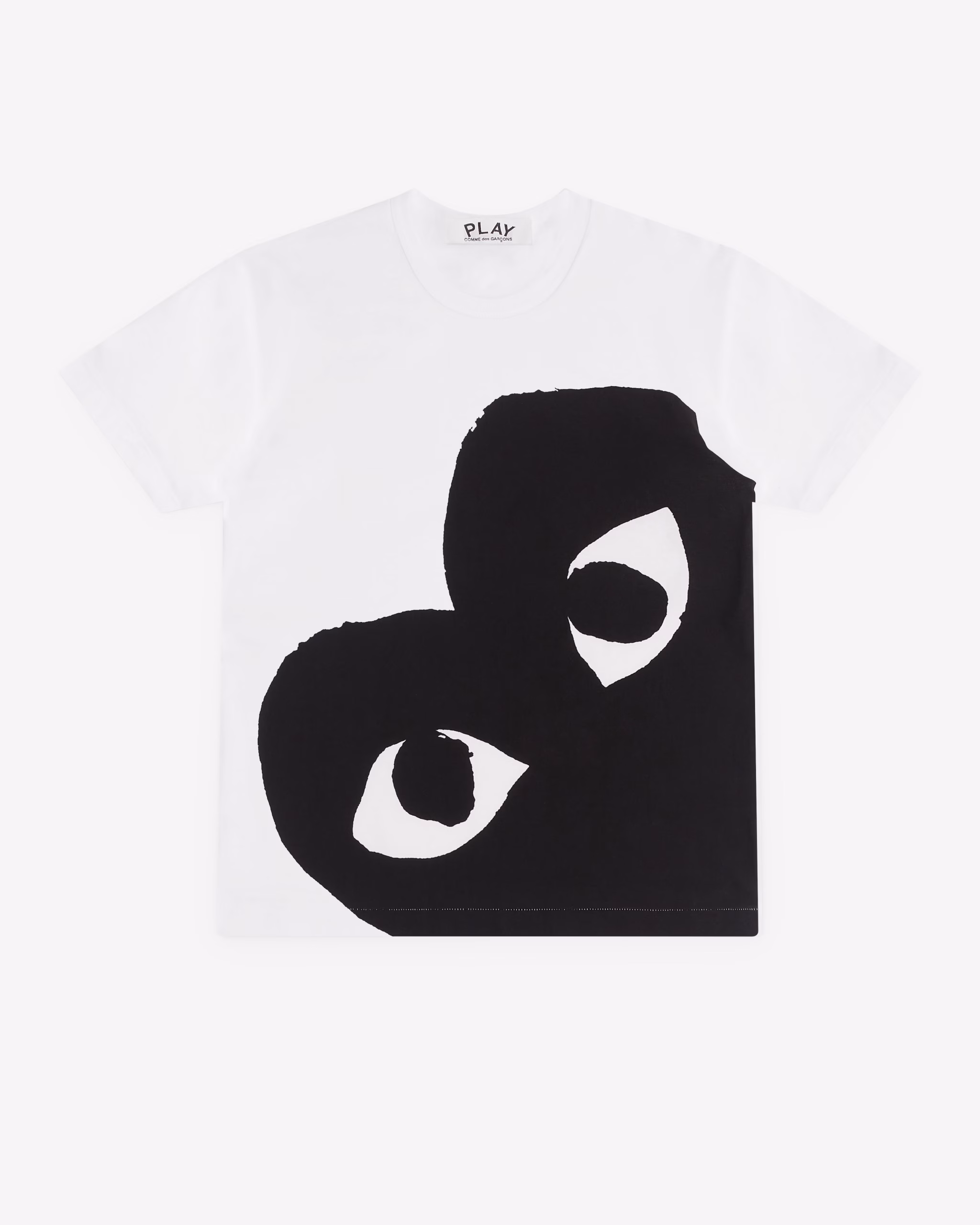 CDG Play Big Heart T-Shirt White