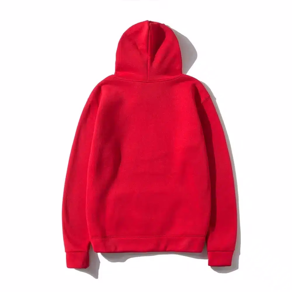 Comme Des Garcons Small Red Heart Hoodie (Red) - Image 2