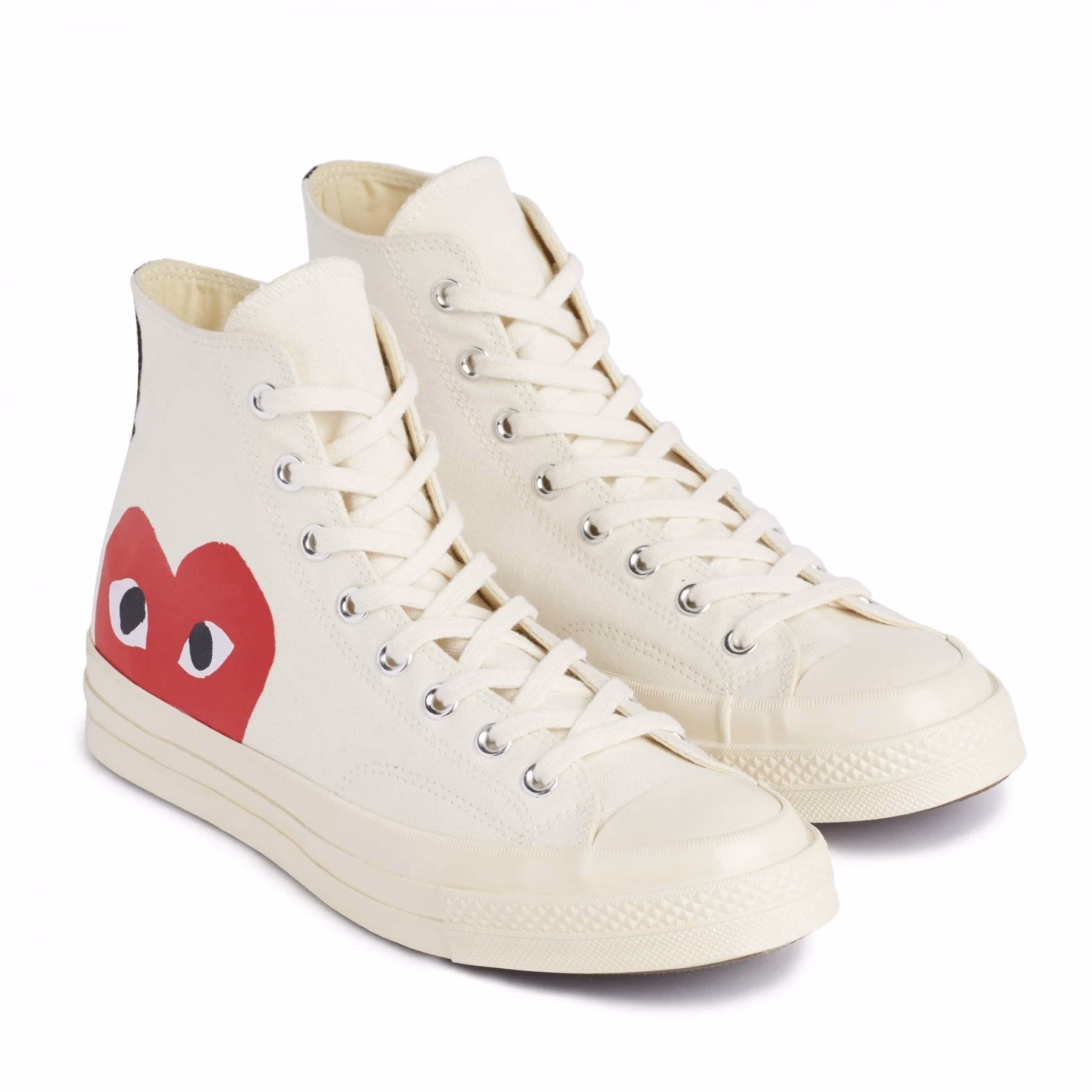 CDG play Converse Big Heart High Top White - Image 2