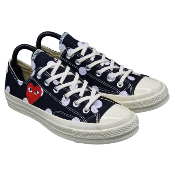Comme des Garçons Play Chuck 70 Low Polka Dot (Black) - Image 2